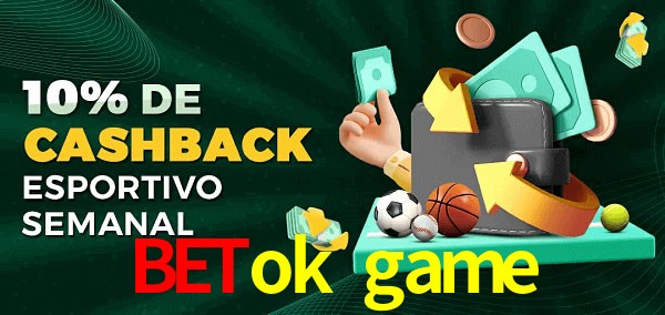 10% de bônus de cashback na betok game